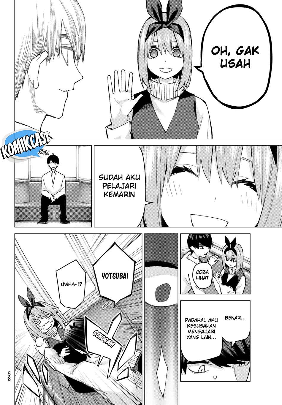 Go-toubun no Hanayome Chapter 56 - halaman 16