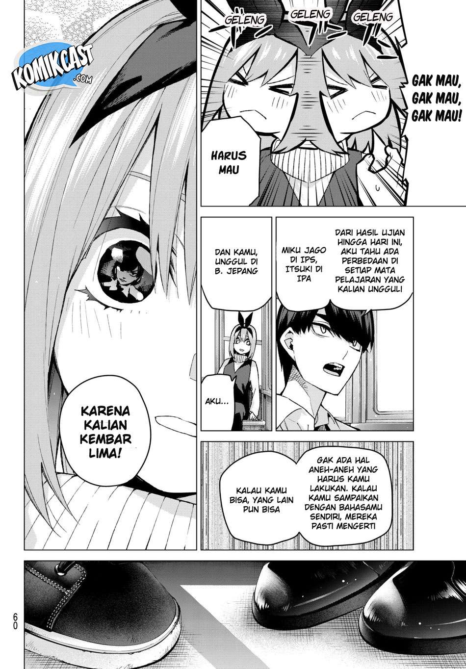 Go-toubun no Hanayome Chapter 56 - halaman 18