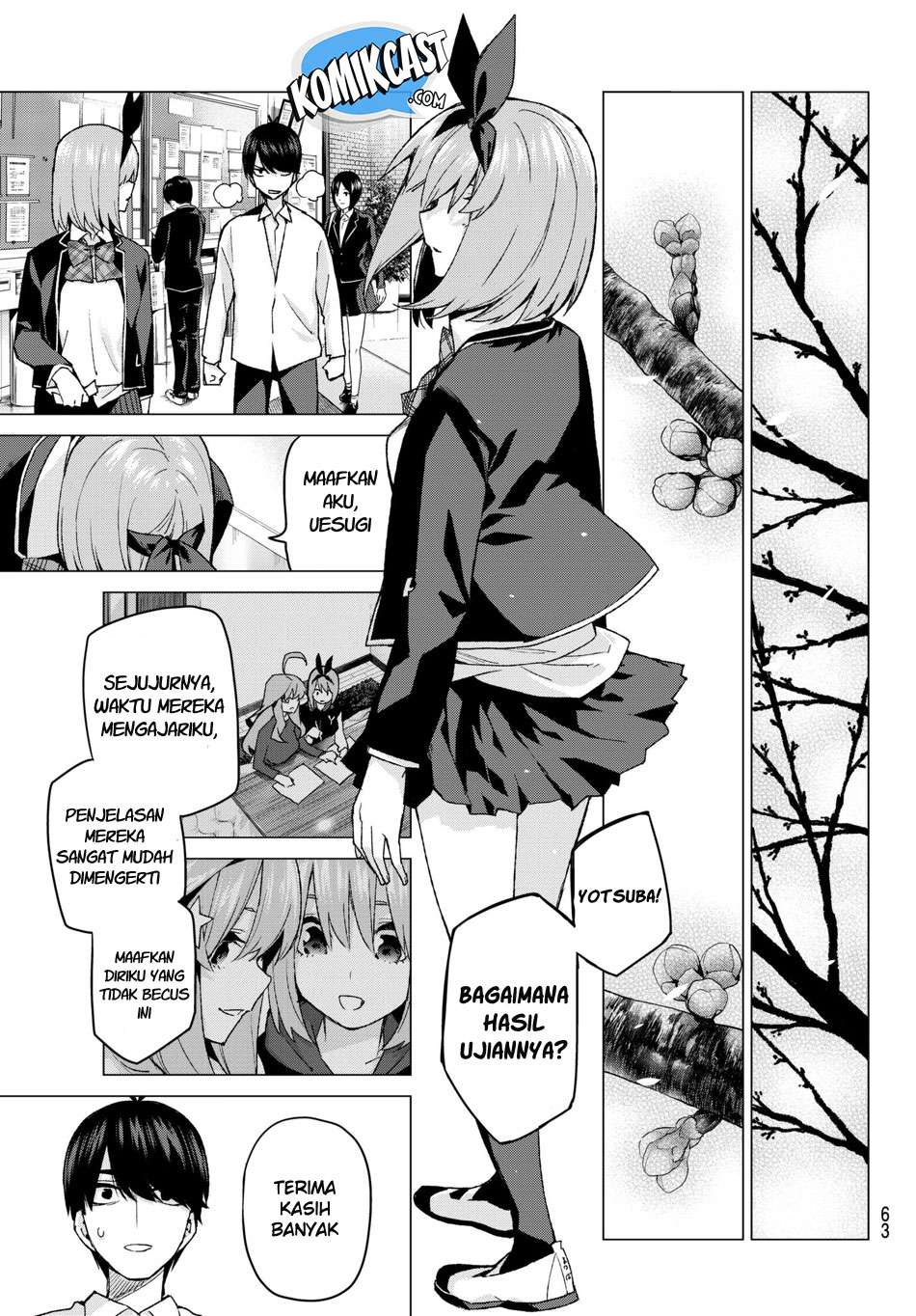 Go-toubun no Hanayome Chapter 56 - halaman 21