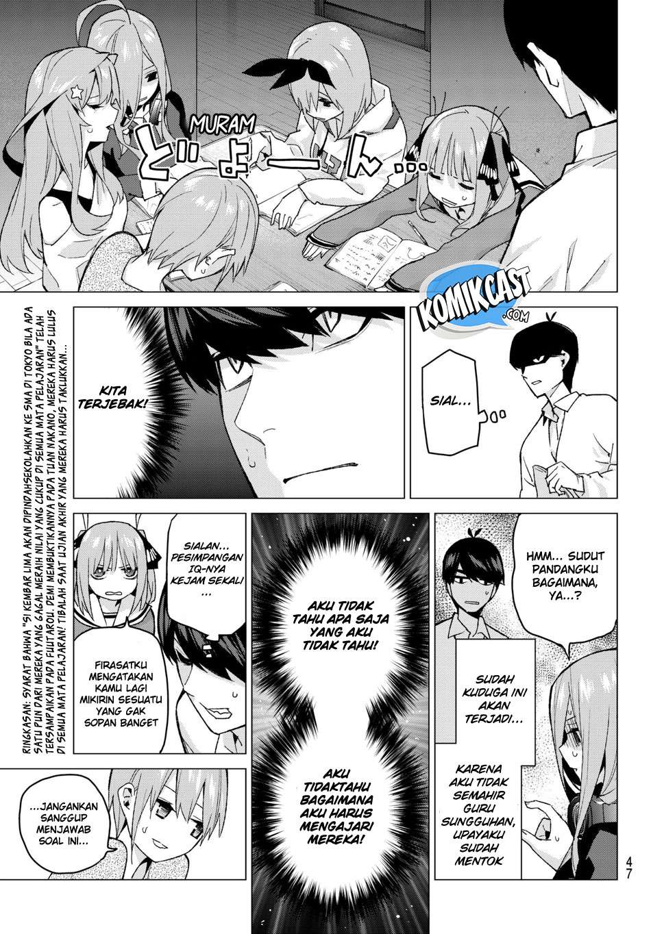 Go-toubun no Hanayome Chapter 56 - halaman 5