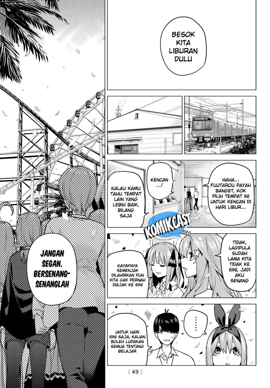 Go-toubun no Hanayome Chapter 56 - halaman 7