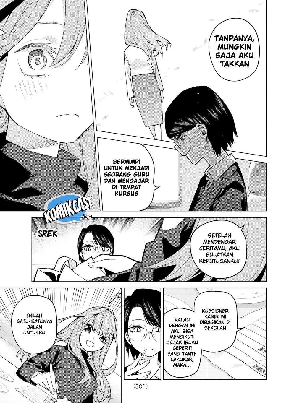 Go-toubun no Hanayome Chapter 57 - halaman 15
