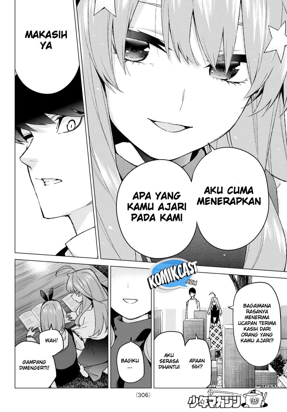 Go-toubun no Hanayome Chapter 57 - halaman 20