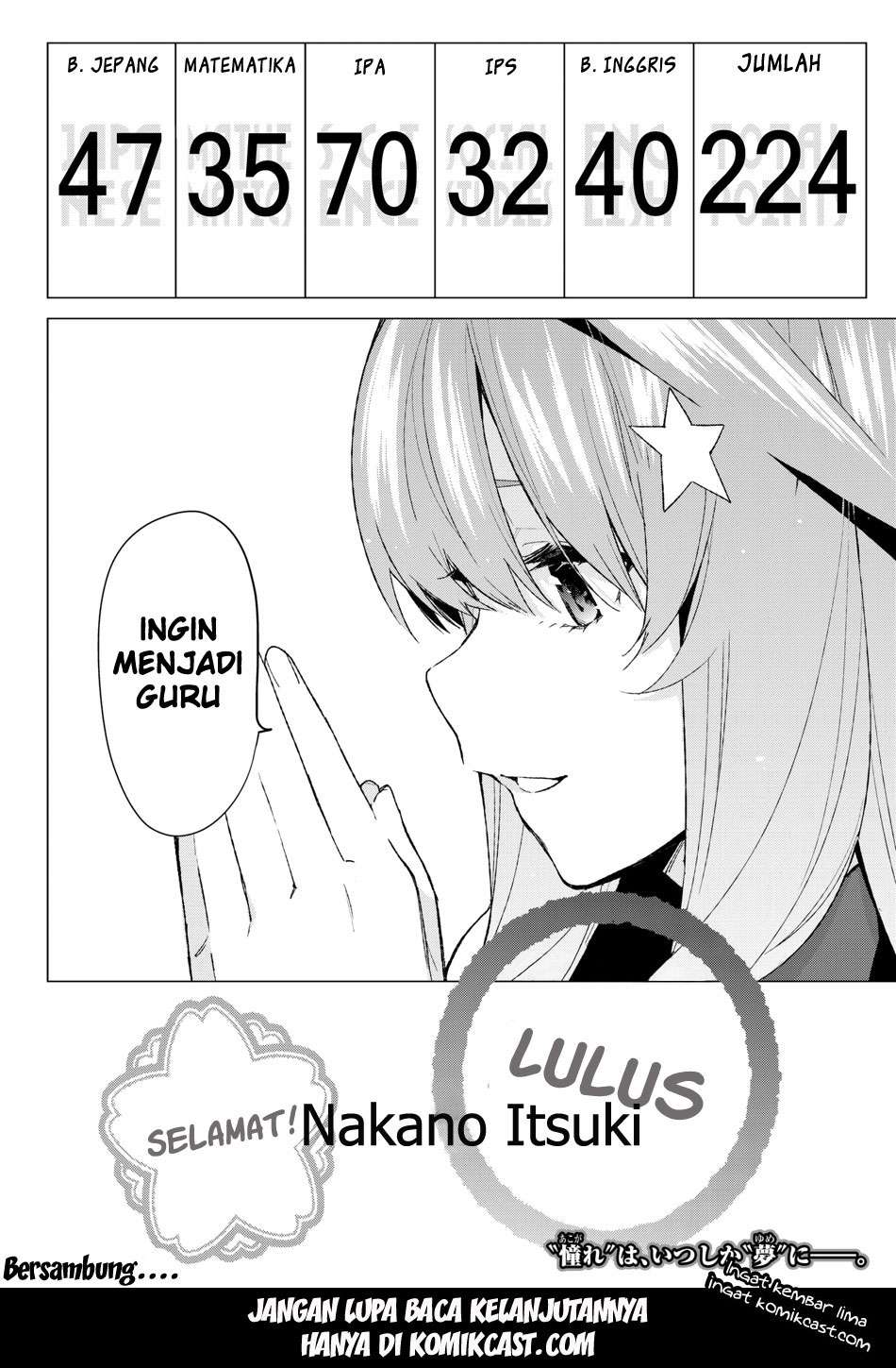Go-toubun no Hanayome Chapter 57 - halaman 22