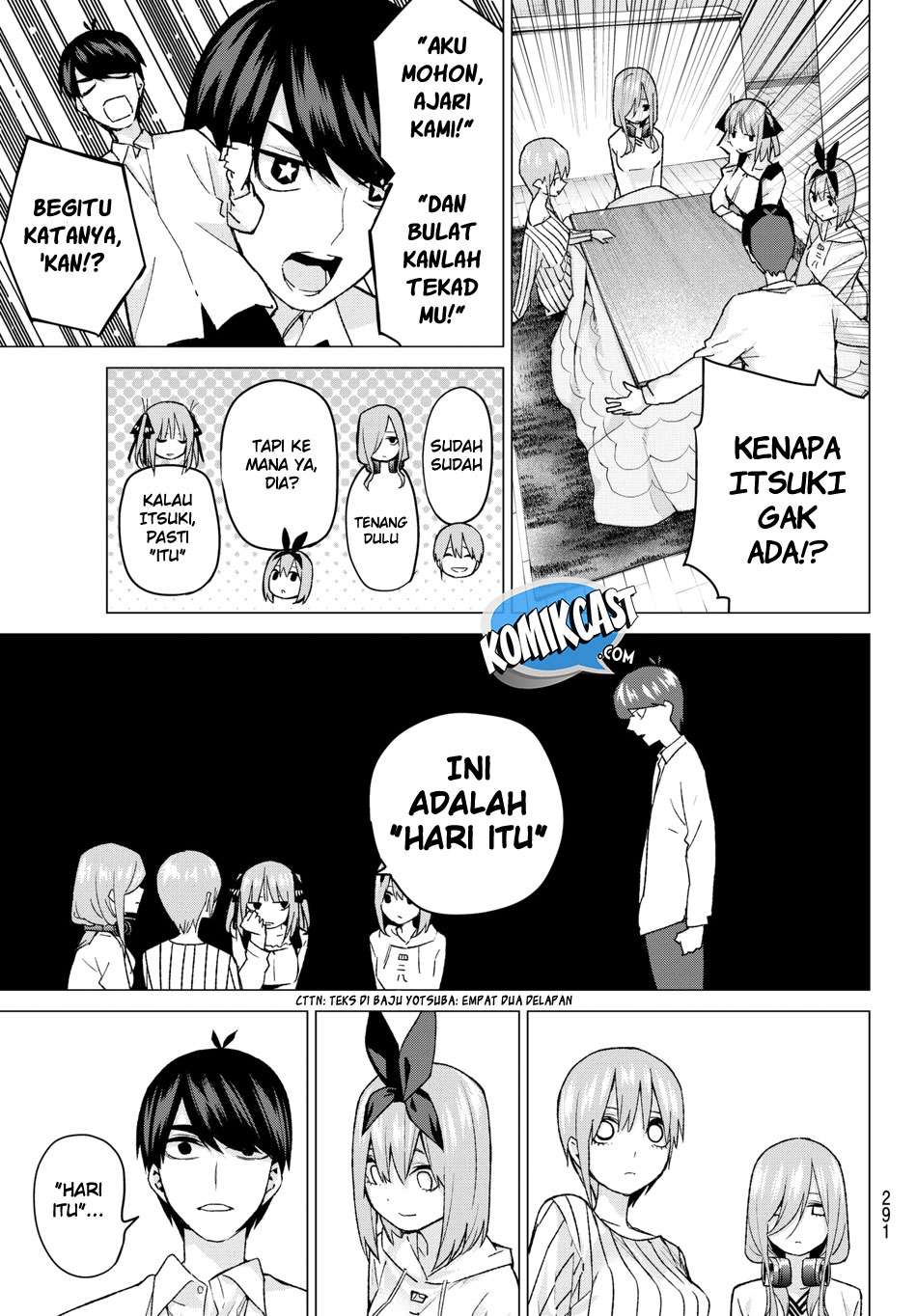 Go-toubun no Hanayome Chapter 57 - halaman 4