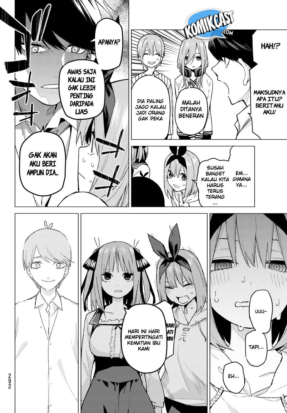 Go-toubun no Hanayome Chapter 57 - halaman 5
