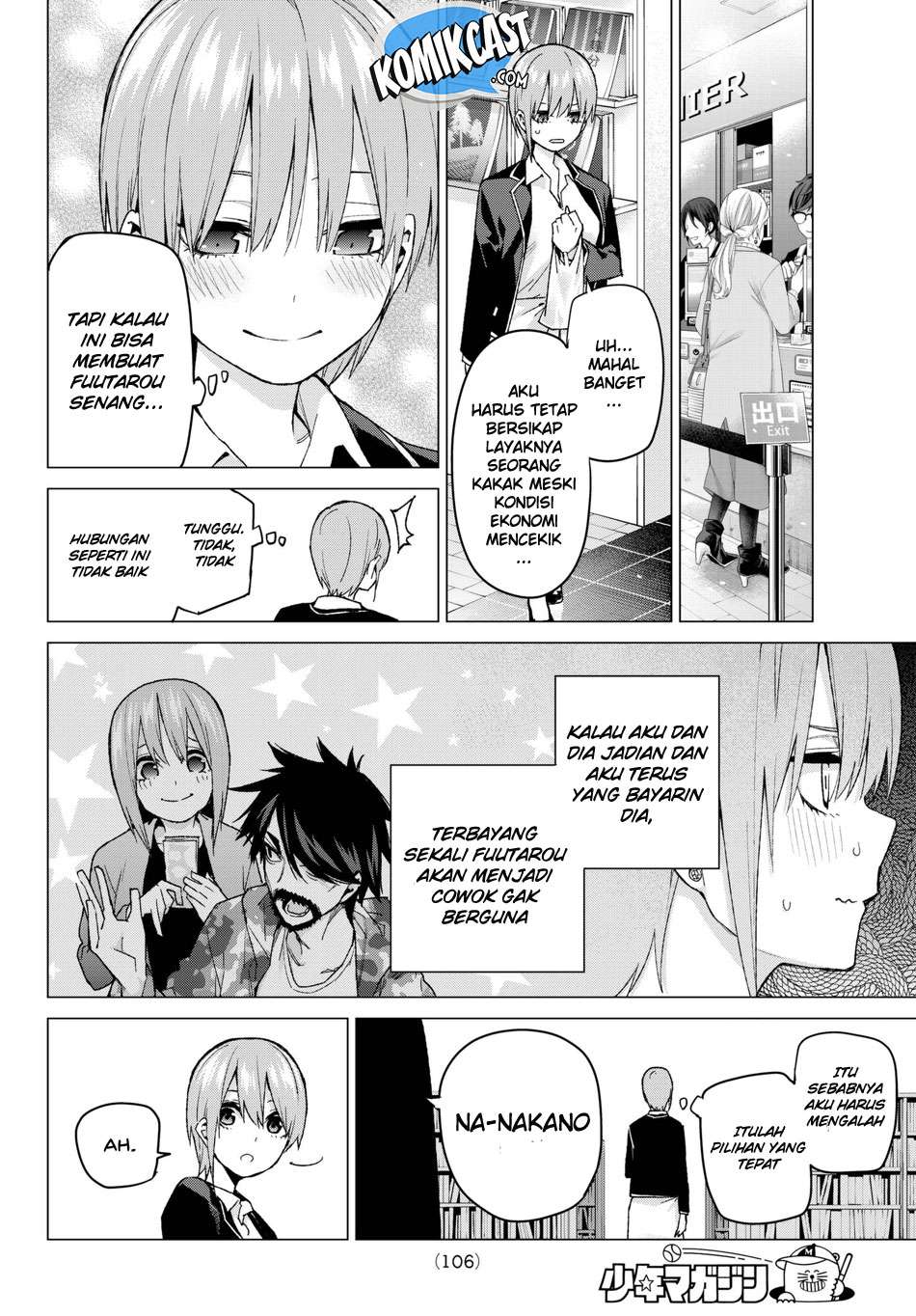 Go-toubun no Hanayome Chapter 58 - halaman 10