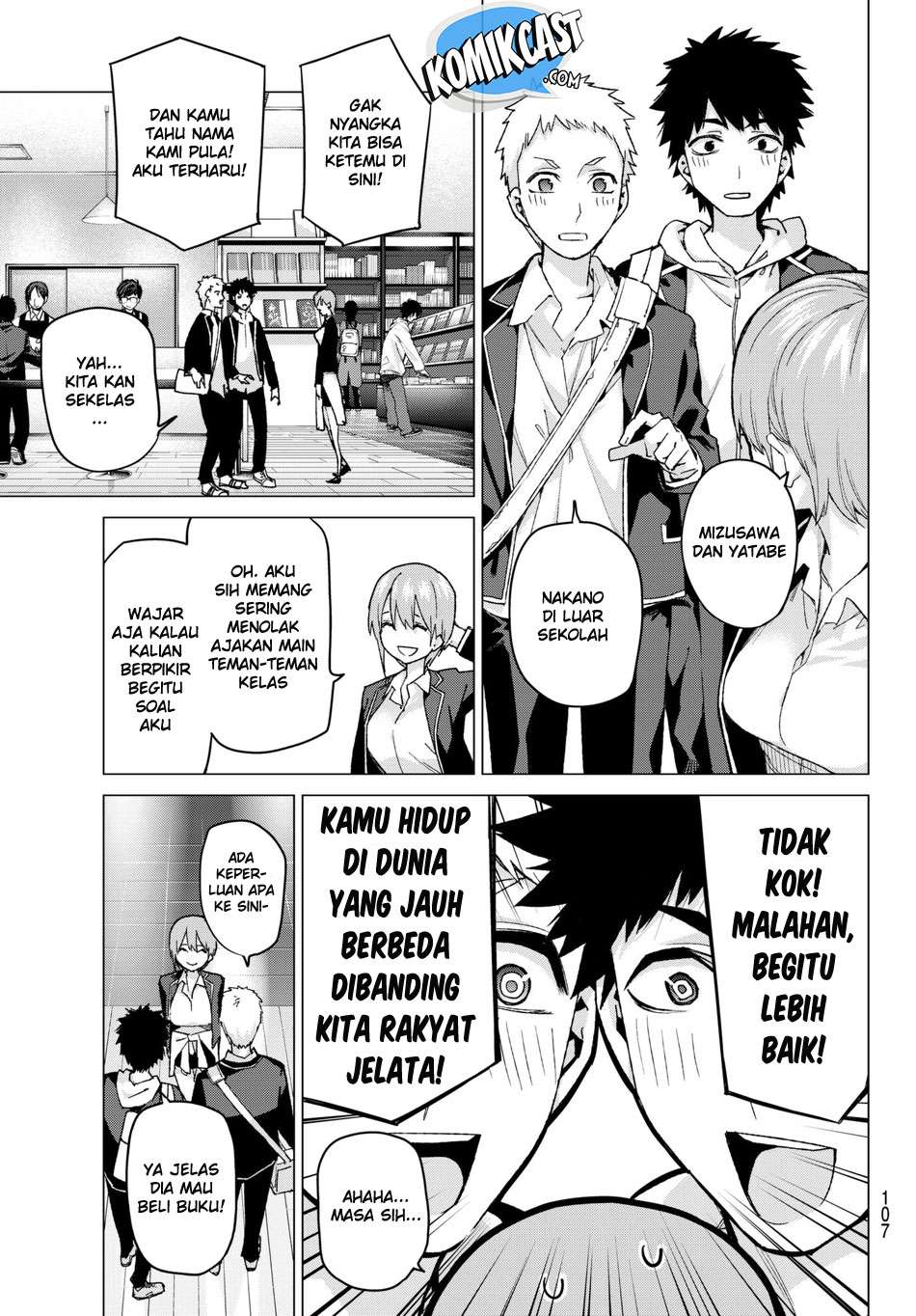 Go-toubun no Hanayome Chapter 58 - halaman 11