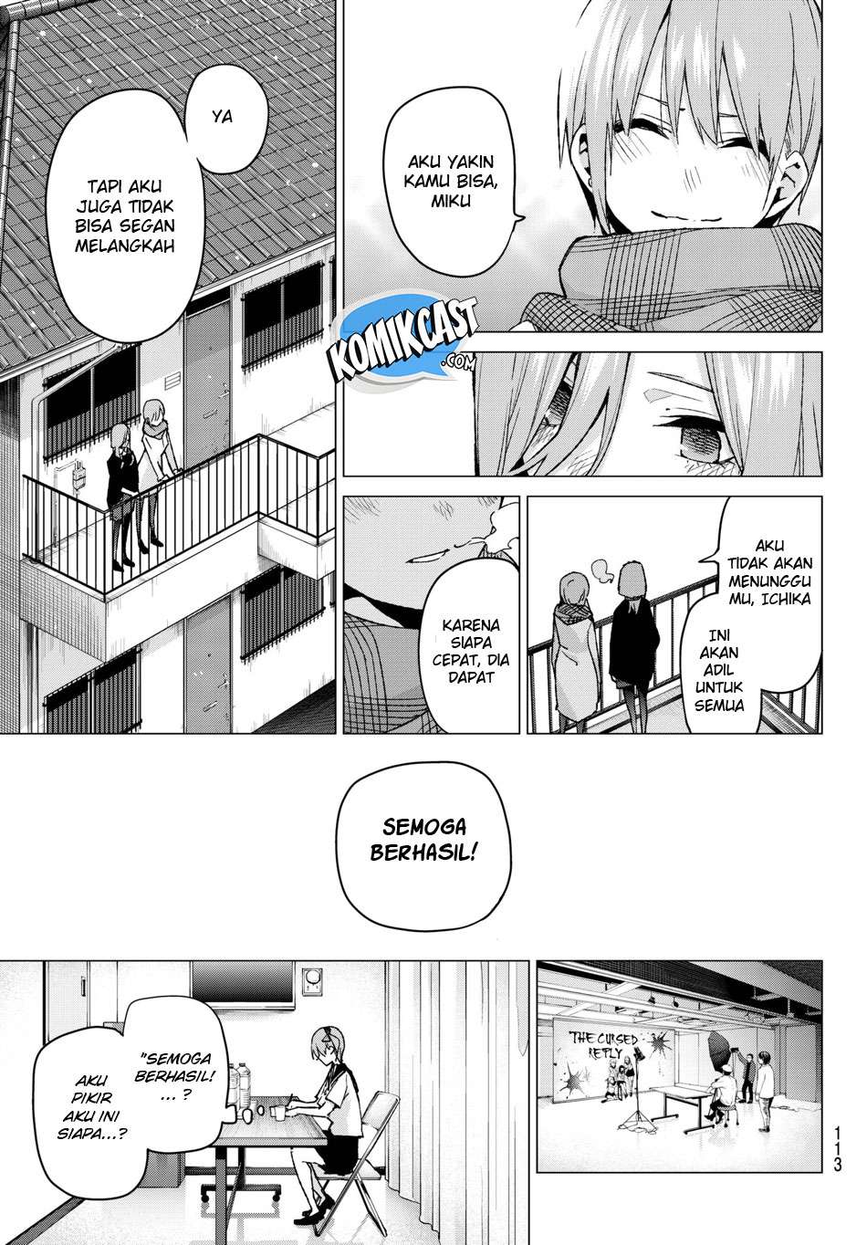 Go-toubun no Hanayome Chapter 58 - halaman 17