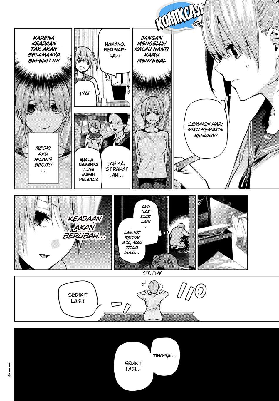 Go-toubun no Hanayome Chapter 58 - halaman 18