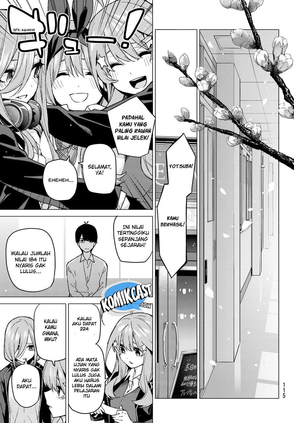 Go-toubun no Hanayome Chapter 58 - halaman 19