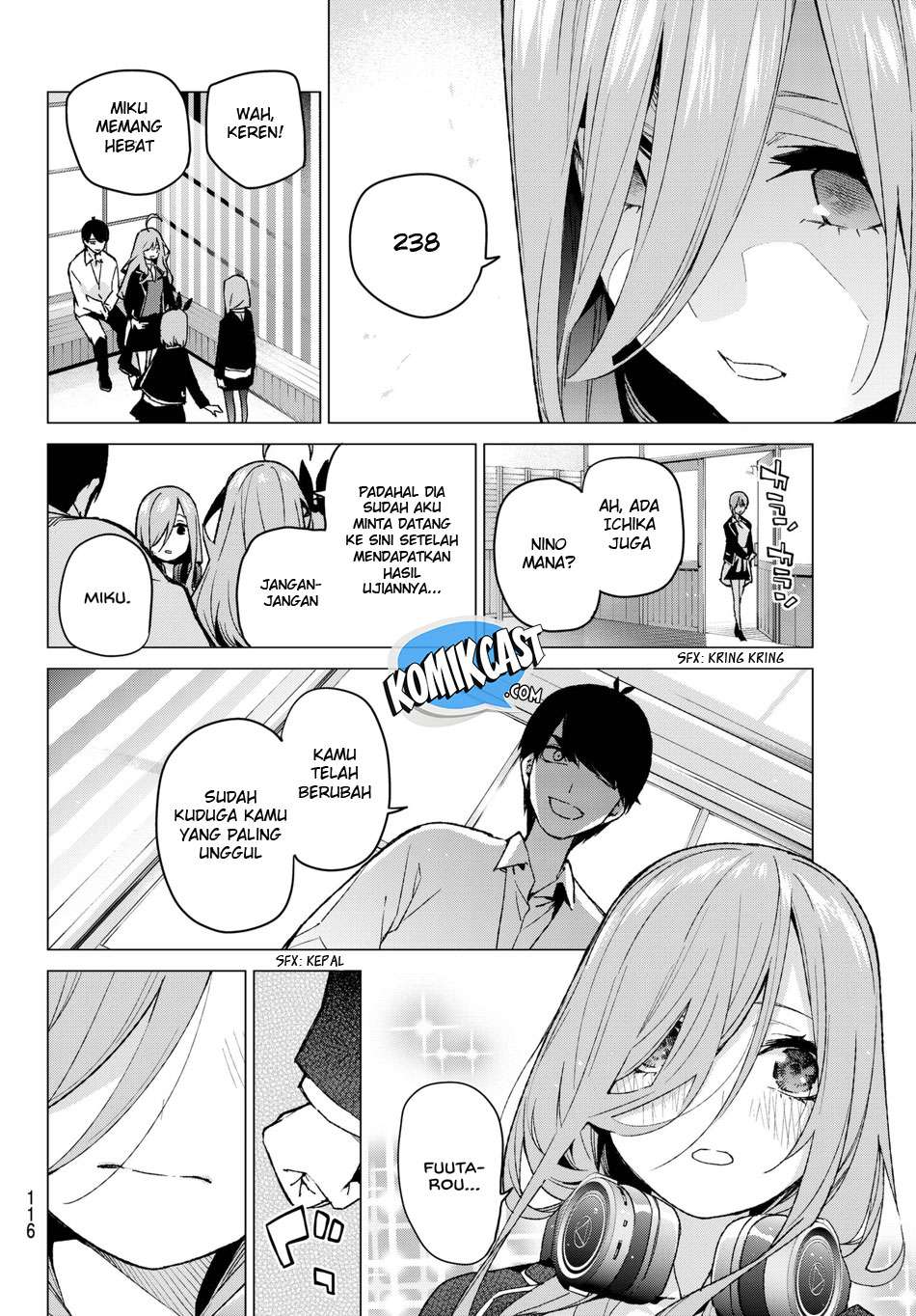 Go-toubun no Hanayome Chapter 58 - halaman 20
