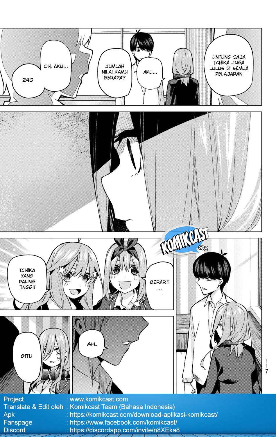 Go-toubun no Hanayome Chapter 58 - halaman 21