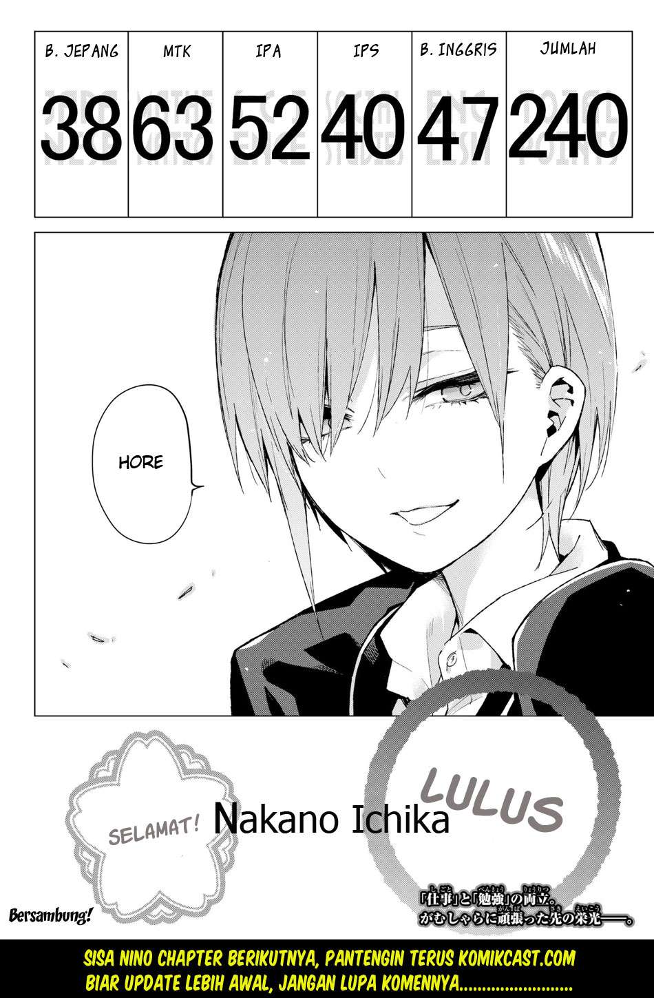 Go-toubun no Hanayome Chapter 58 - halaman 22