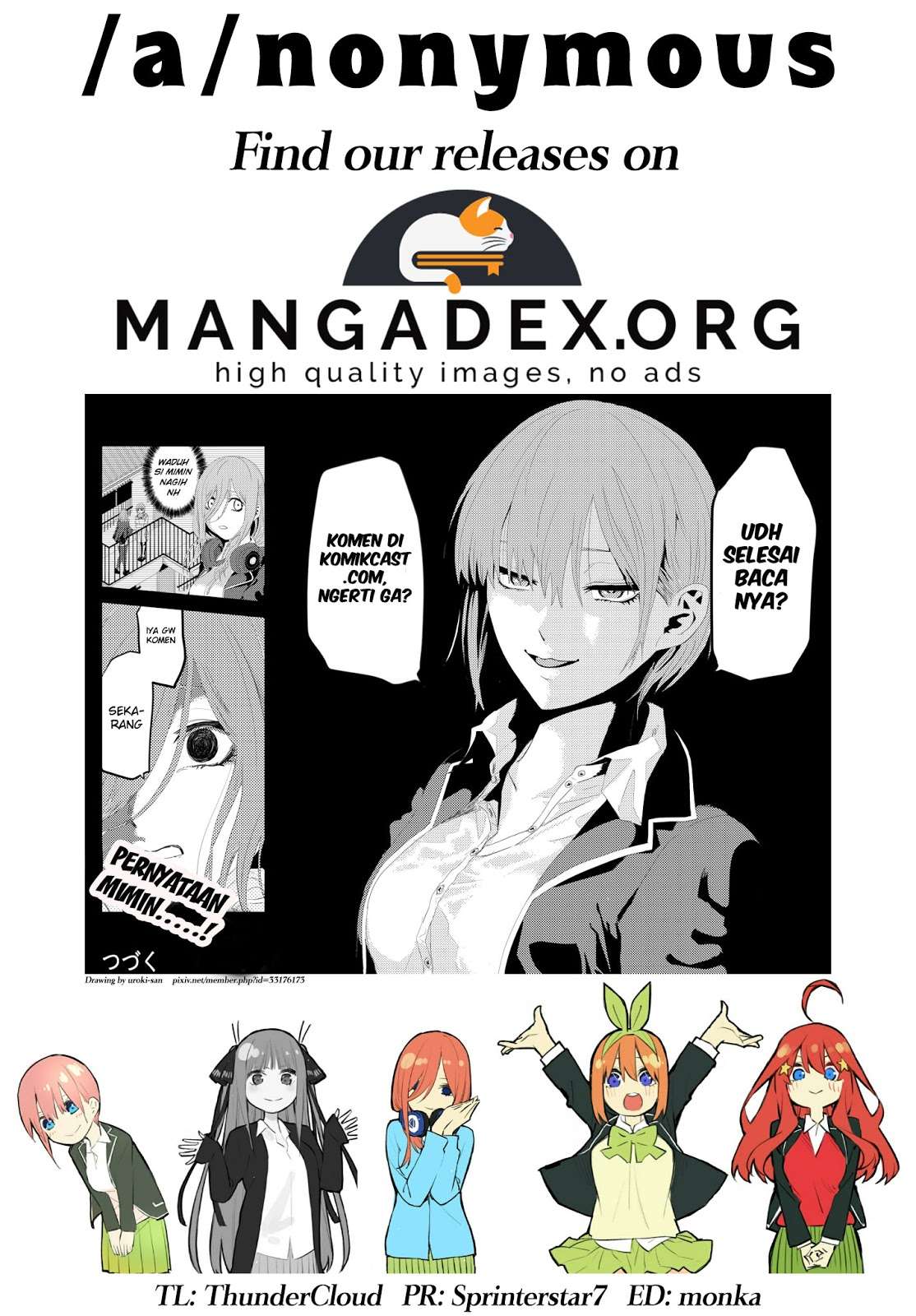 Go-toubun no Hanayome Chapter 58 - halaman 23