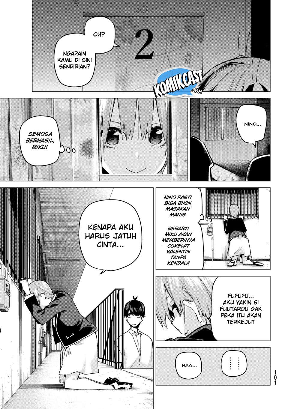 Go-toubun no Hanayome Chapter 58 - halaman 5