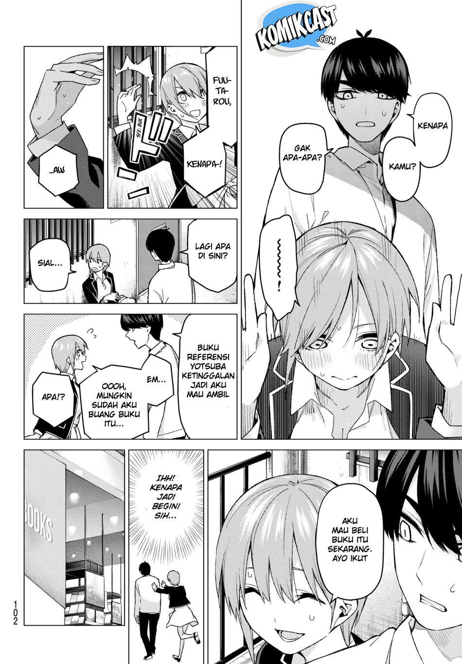 Go-toubun no Hanayome Chapter 58 - halaman 6