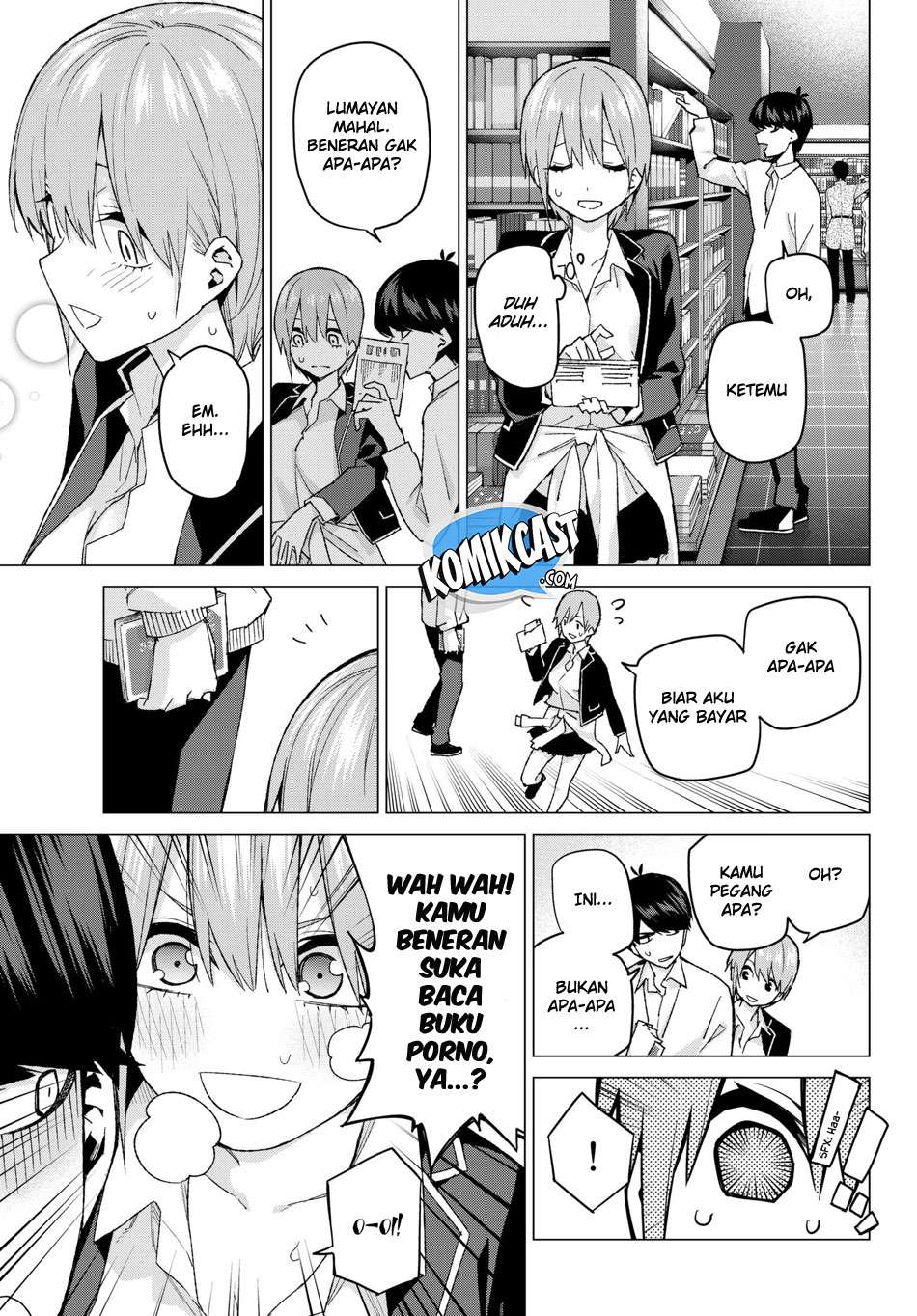 Go-toubun no Hanayome Chapter 58 - halaman 7