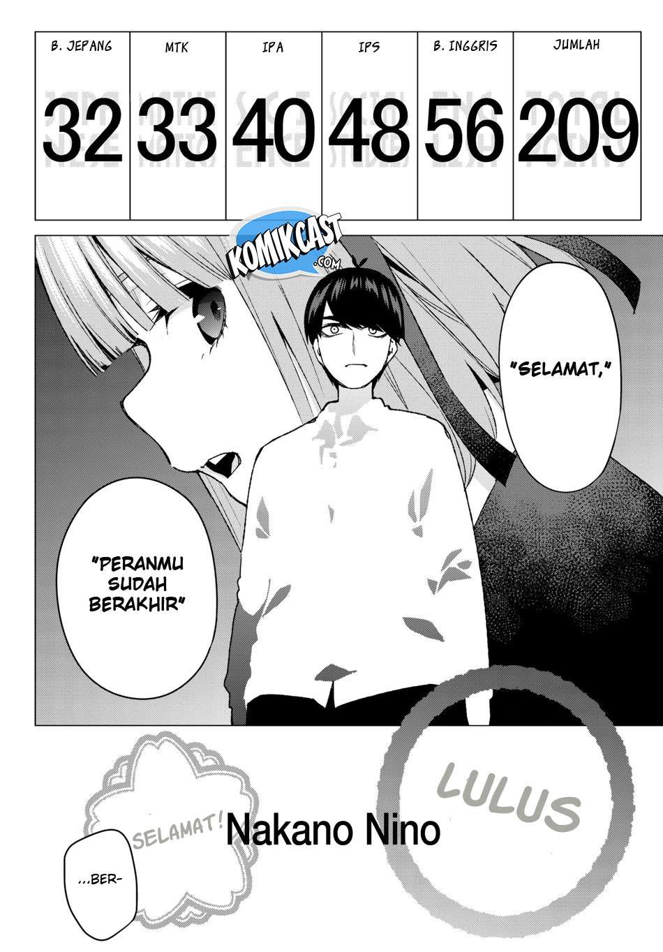 Go-toubun no Hanayome Chapter 59 - halaman 10