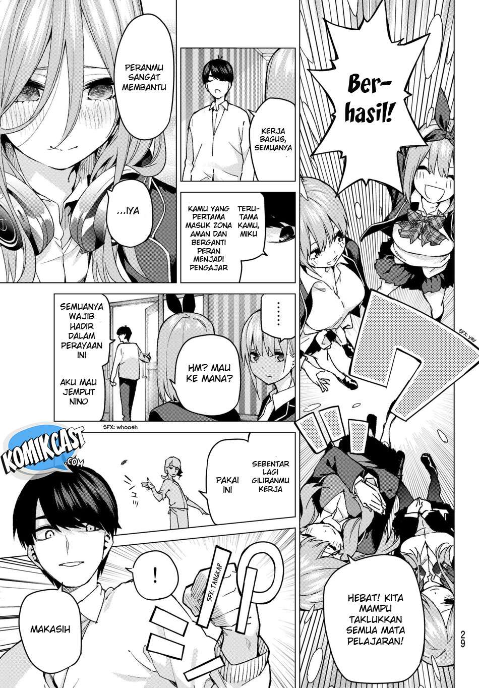 Go-toubun no Hanayome Chapter 59 - halaman 11