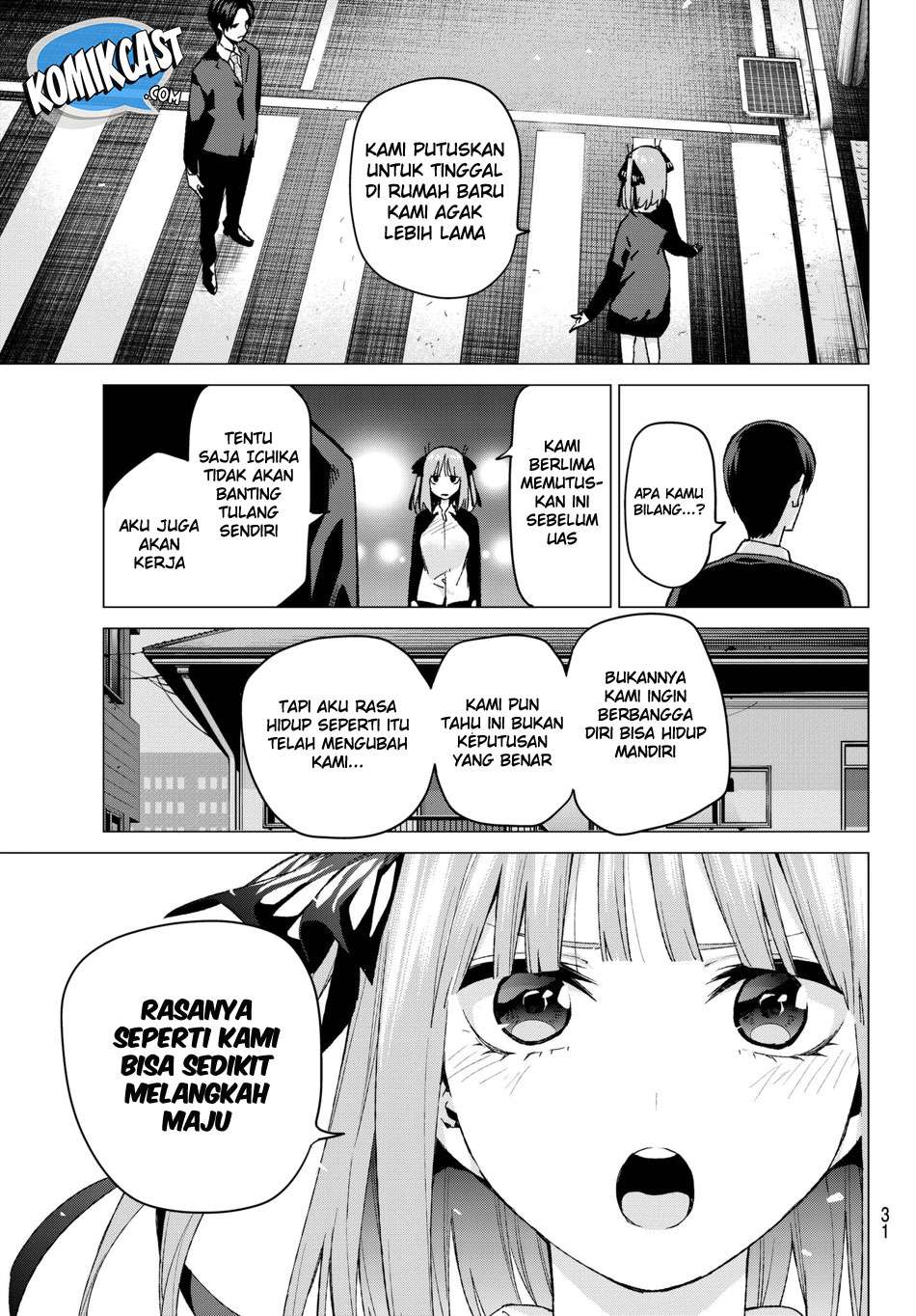 Go-toubun no Hanayome Chapter 59 - halaman 13