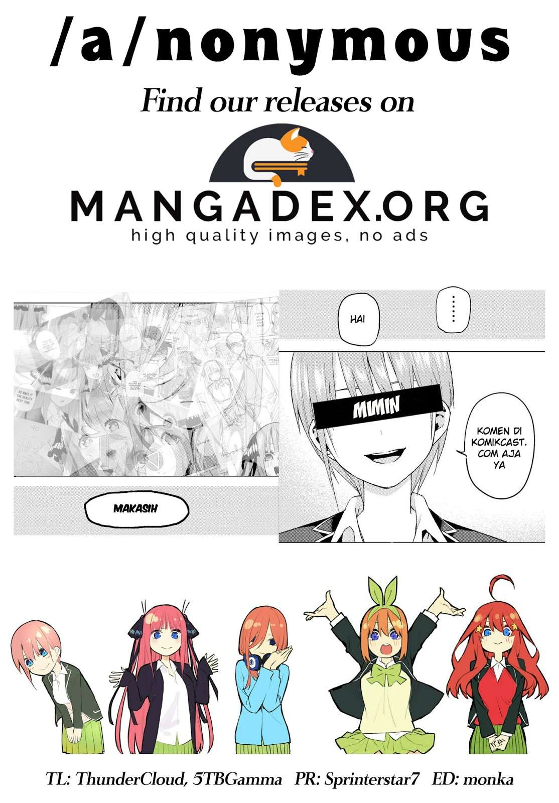 Go-toubun no Hanayome Chapter 59 - halaman 28