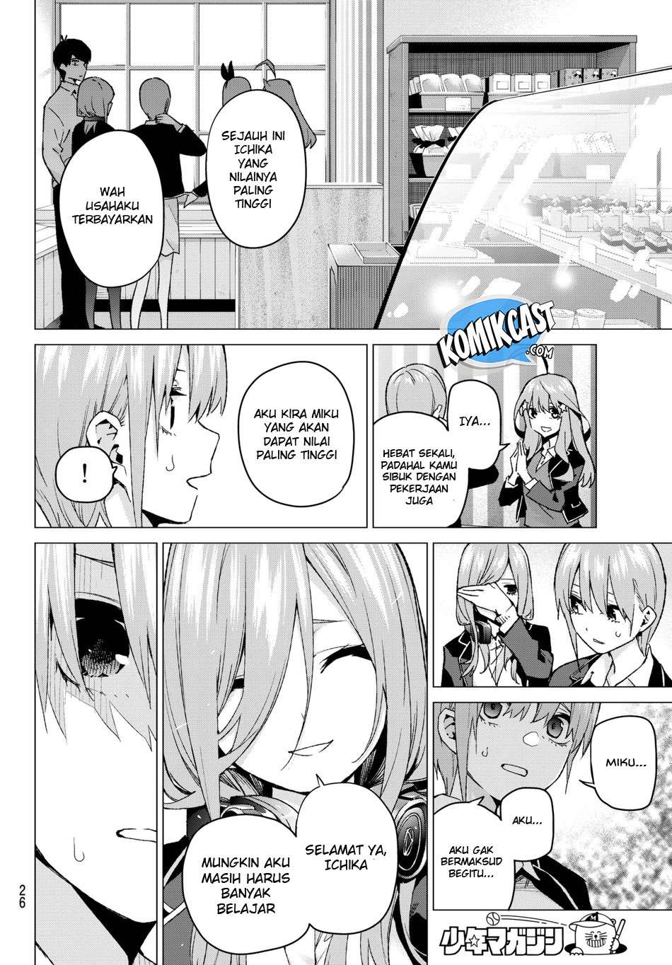 Go-toubun no Hanayome Chapter 59 - halaman 8