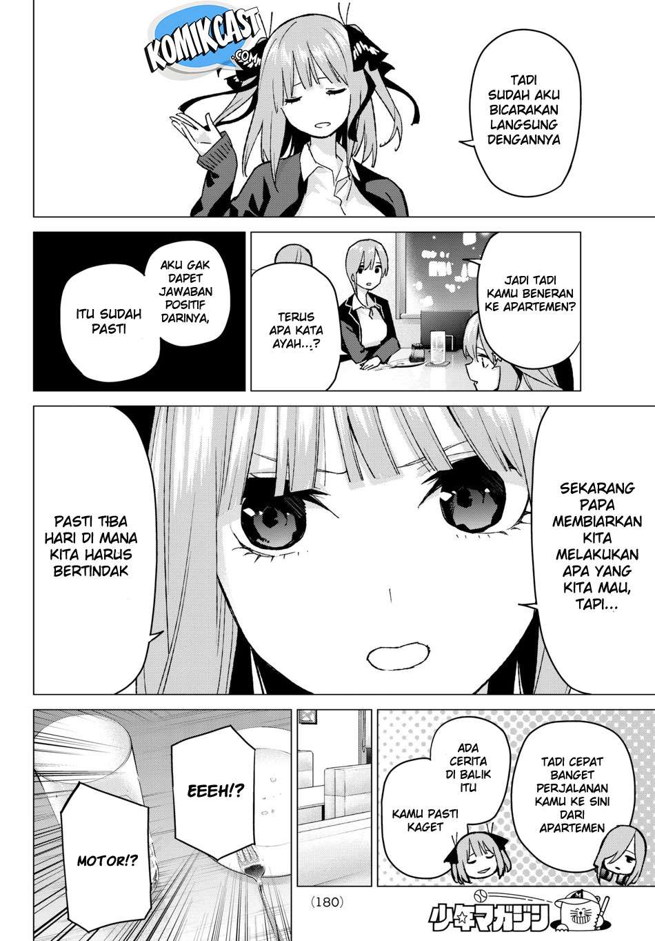 Go-toubun no Hanayome Chapter 60 - halaman 10