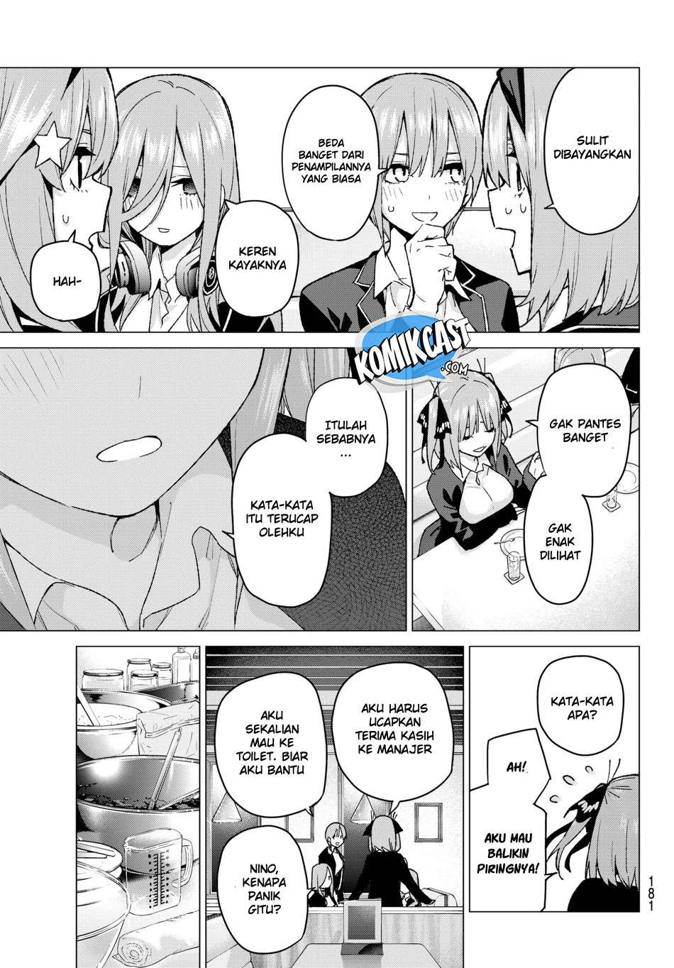 Go-toubun no Hanayome Chapter 60 - halaman 11