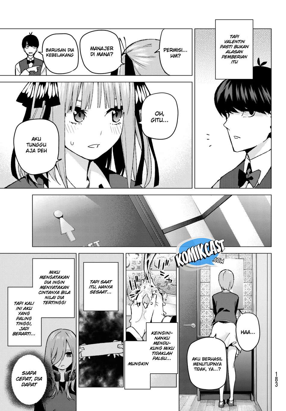 Go-toubun no Hanayome Chapter 60 - halaman 13
