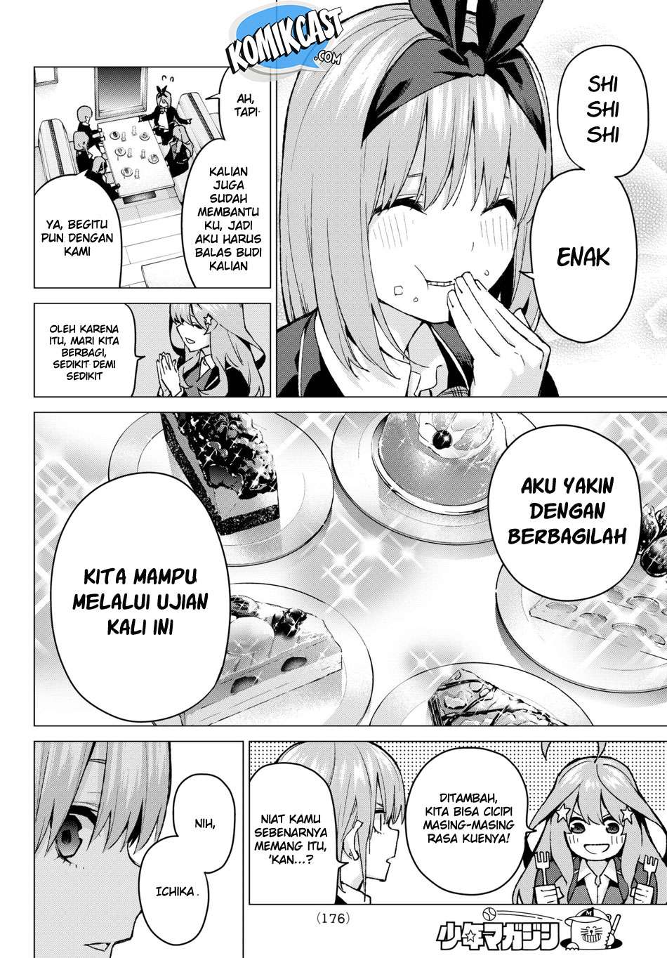 Go-toubun no Hanayome Chapter 60 - halaman 6