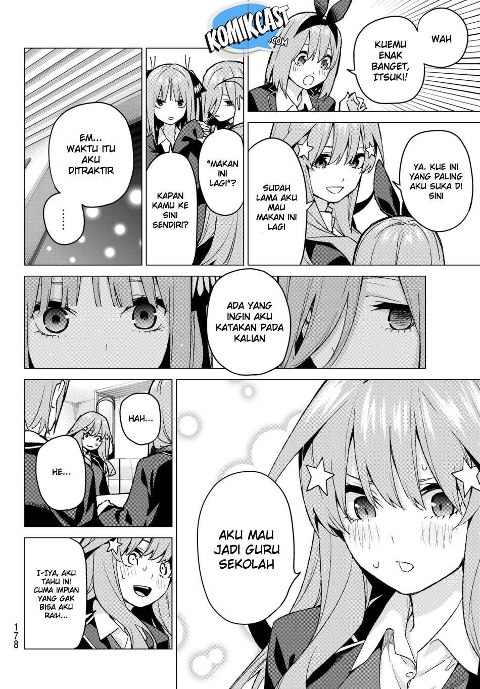 Go-toubun no Hanayome Chapter 60 - halaman 8
