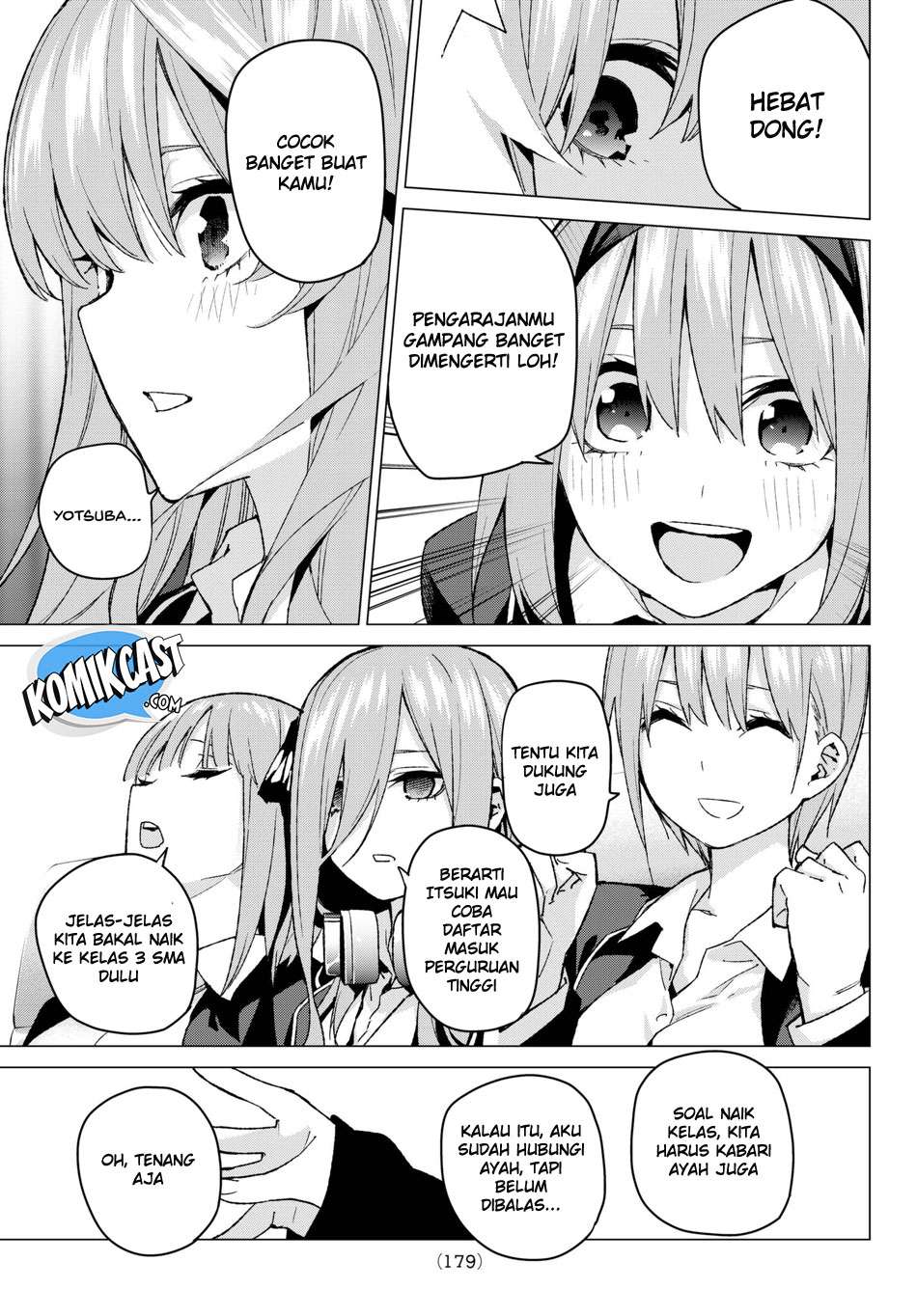 Go-toubun no Hanayome Chapter 60 - halaman 9