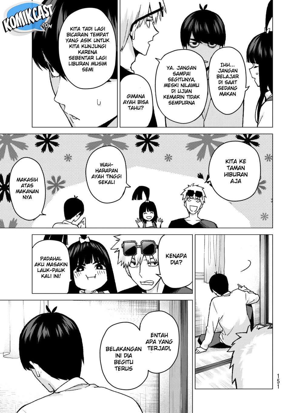Go-toubun no Hanayome Chapter 61 - halaman 5