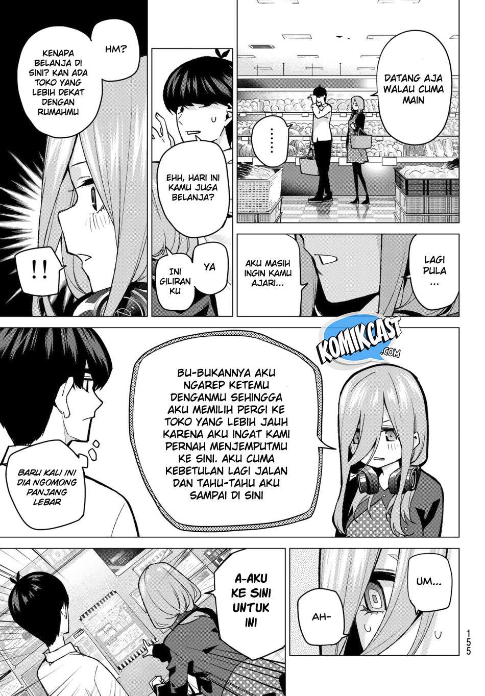 Go-toubun no Hanayome Chapter 61 - halaman 9