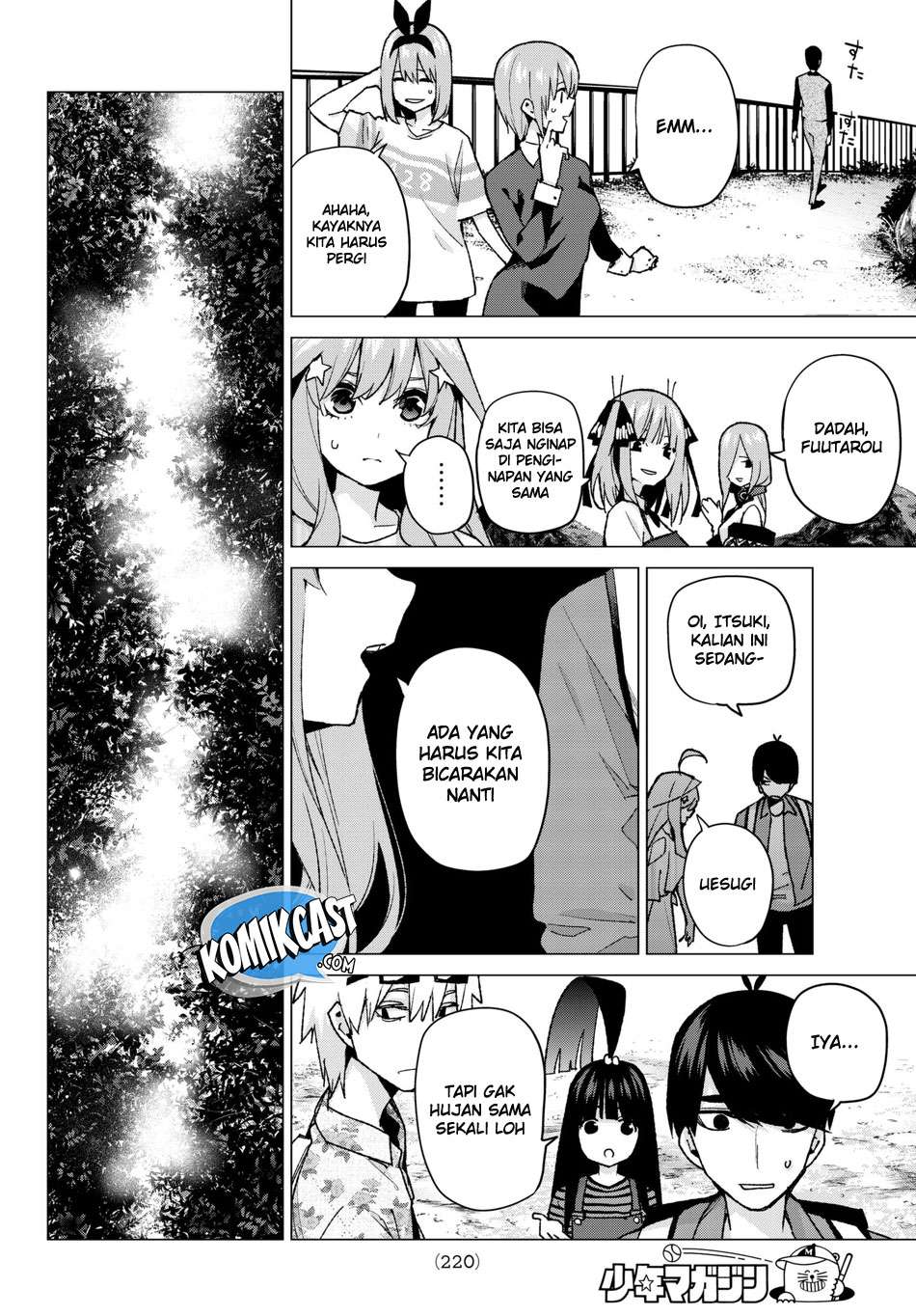 Go-toubun no Hanayome Chapter 62 - halaman 10