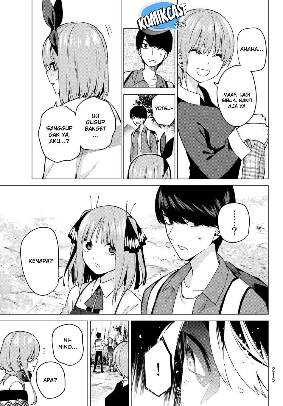 Go-toubun no Hanayome Chapter 62 - halaman 5