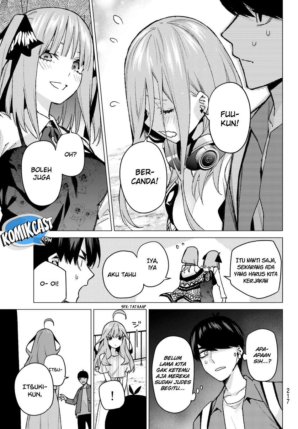 Go-toubun no Hanayome Chapter 62 - halaman 7