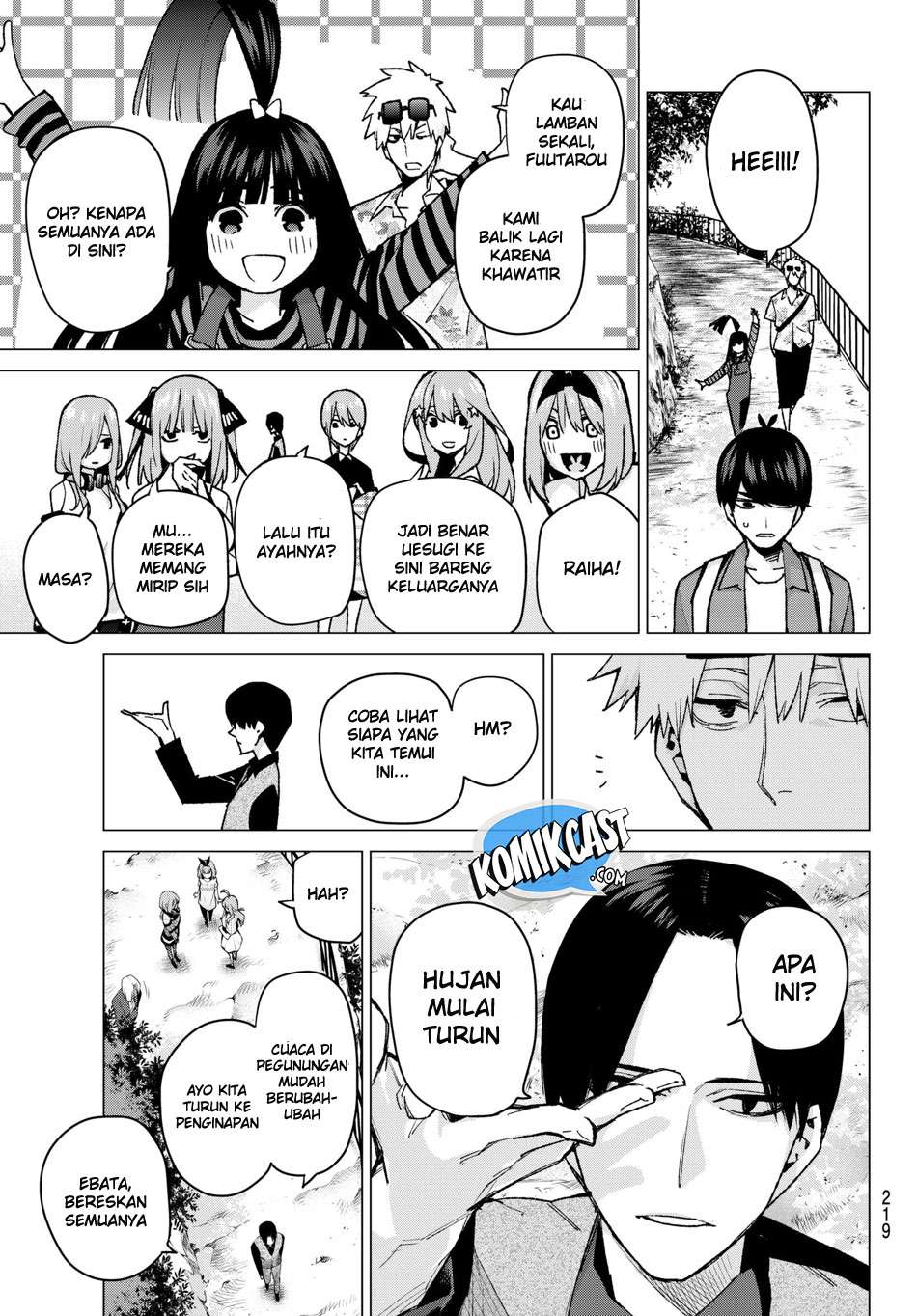 Go-toubun no Hanayome Chapter 62 - halaman 9