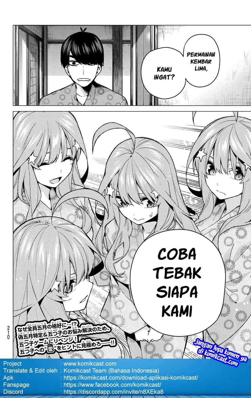 Go-toubun no Hanayome Chapter 63 - halaman 22