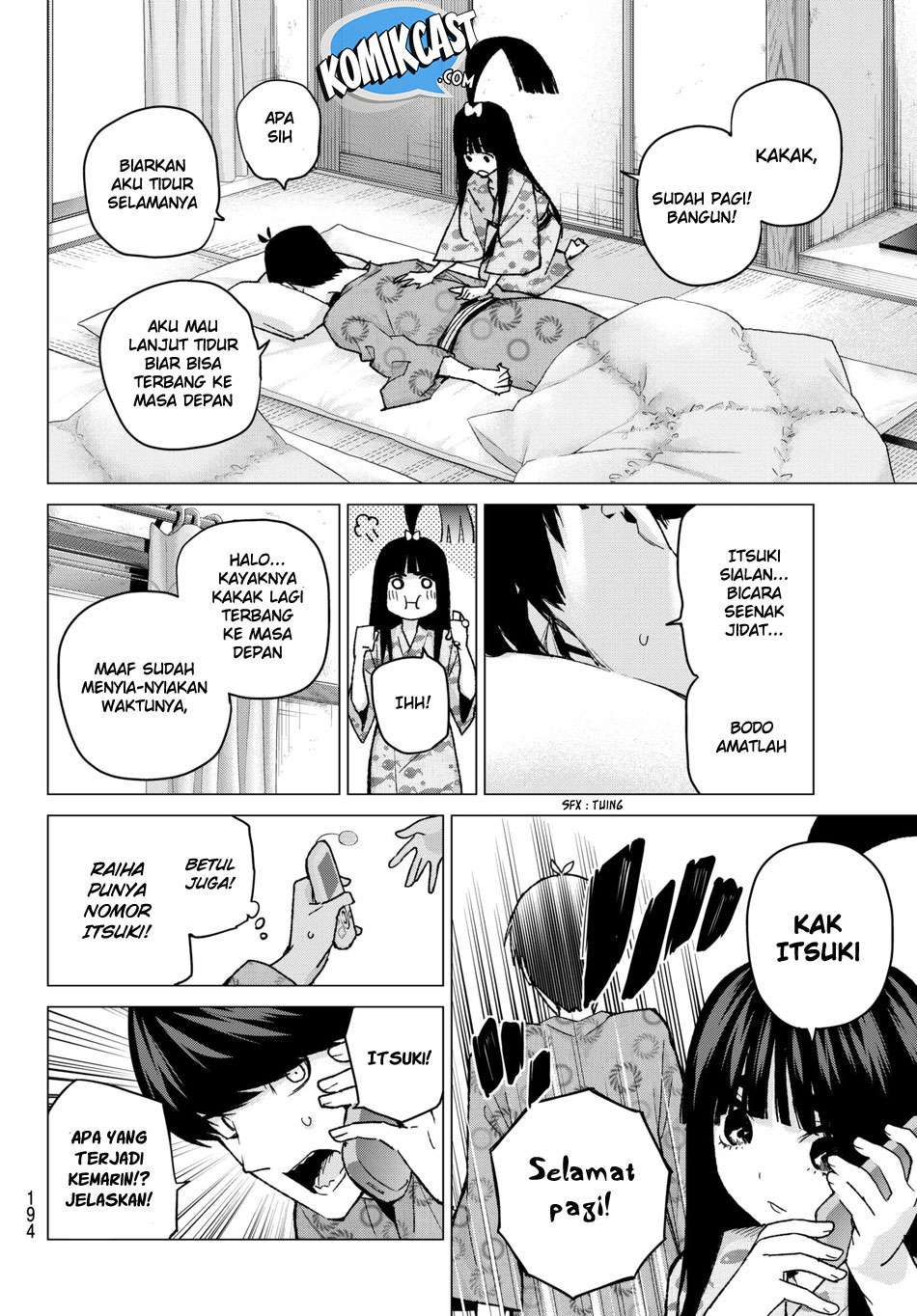Go-toubun no Hanayome Chapter 63 - halaman 6