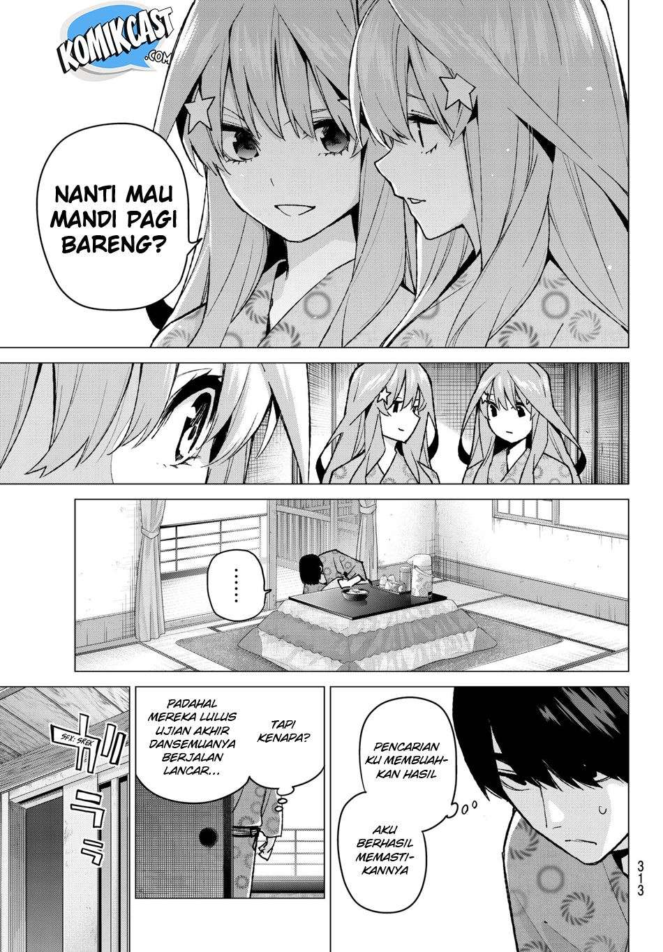 Go-toubun no Hanayome Chapter 64 - halaman 14