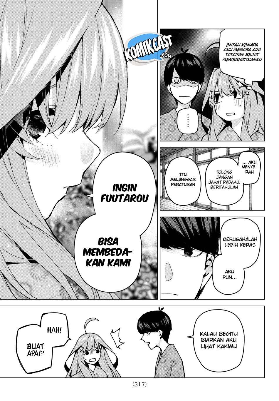 Go-toubun no Hanayome Chapter 64 - halaman 19