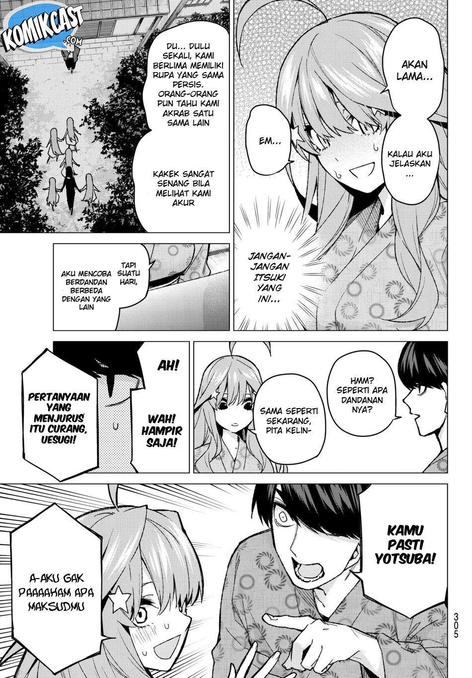 Go-toubun no Hanayome Chapter 64 - halaman 6