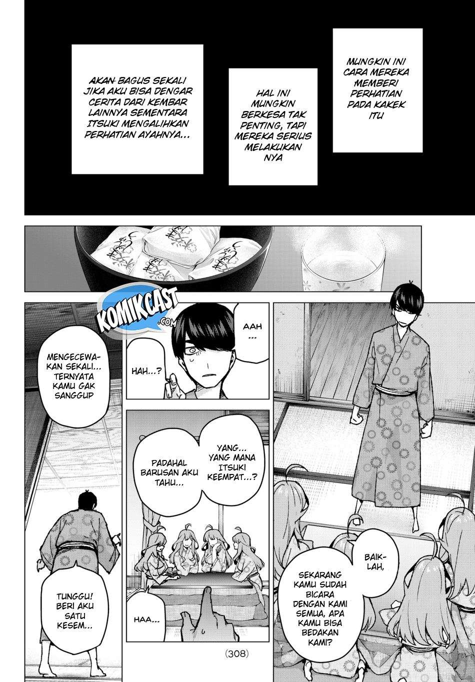 Go-toubun no Hanayome Chapter 64 - halaman 9