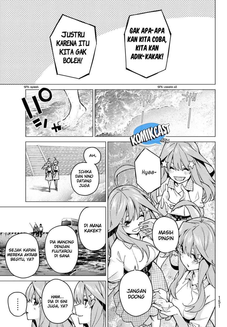 Go-toubun no Hanayome Chapter 65 - halaman 9