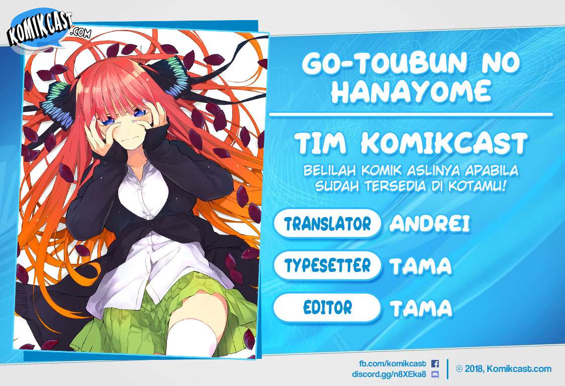 Go-toubun no Hanayome Chapter 66 - halaman 1
