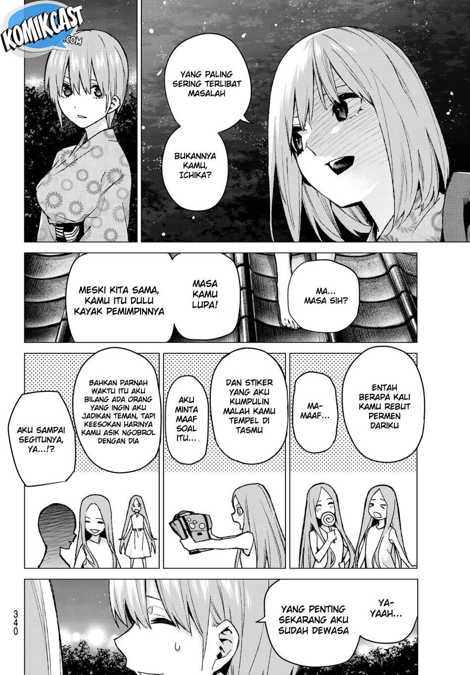 Go-toubun no Hanayome Chapter 66 - halaman 10