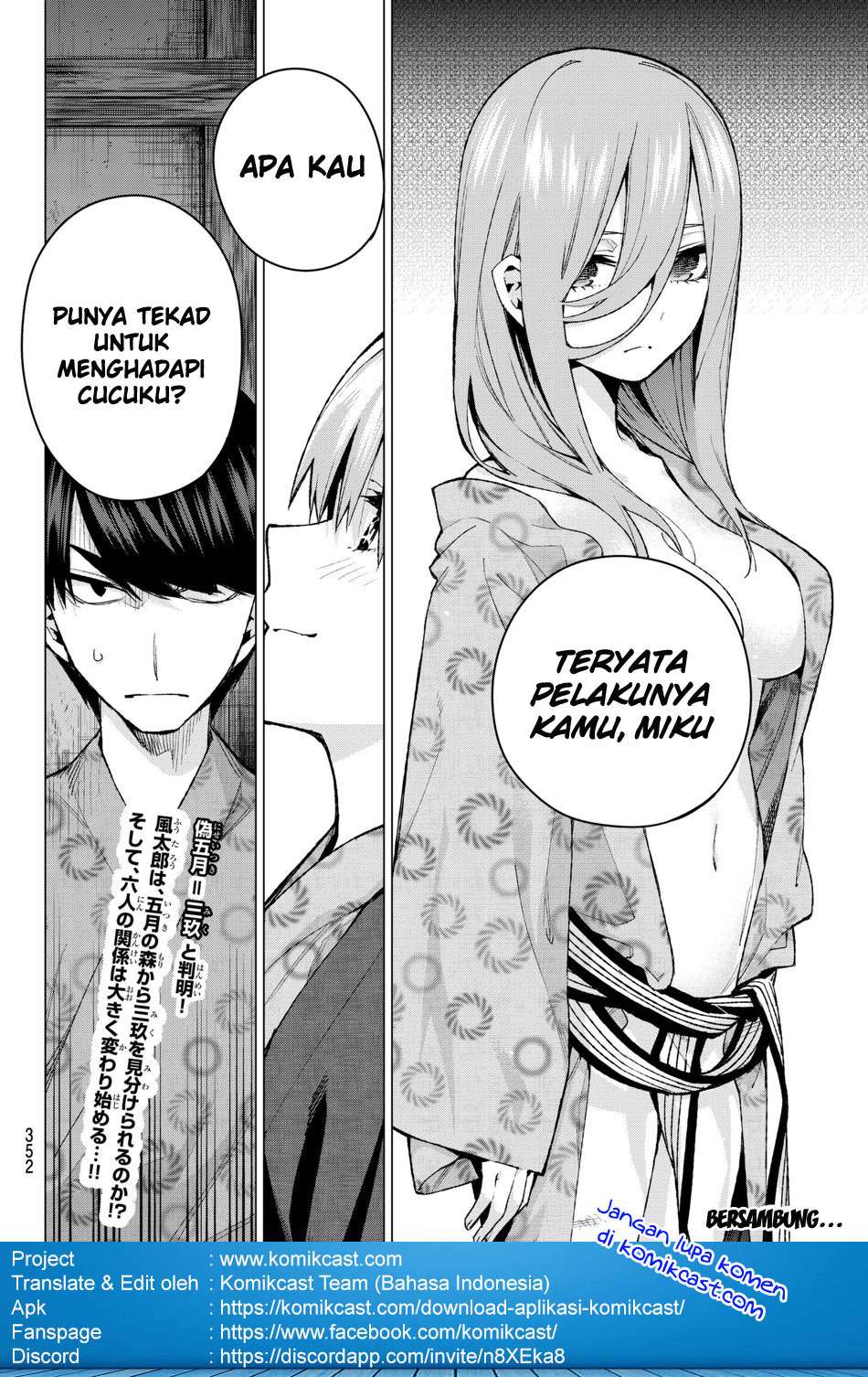 Go-toubun no Hanayome Chapter 66 - halaman 22