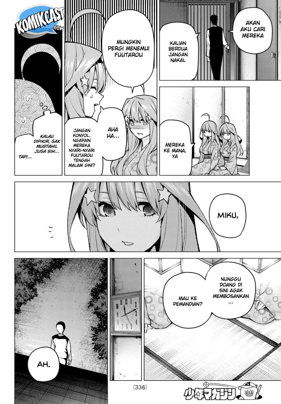 Go-toubun no Hanayome Chapter 66 - halaman 6